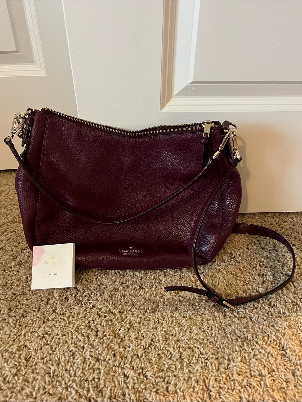Kate Spade Purple Crossbody Purse - Picture 3 of 16